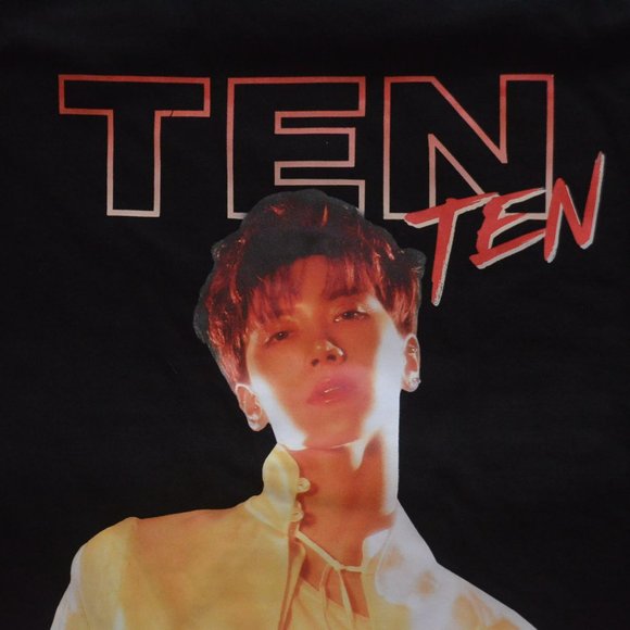 Ten SuperM K-Pop NCT WayV T-Shirt Size Large (SEE PHOTOS) - Picture 3 of 7